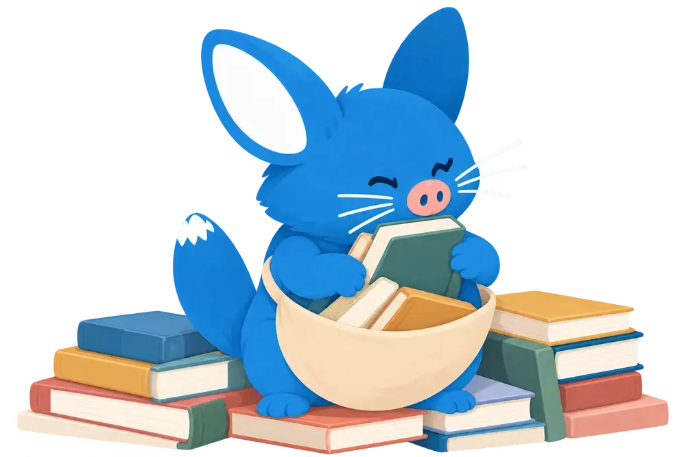 Bilby: Stash books for later.